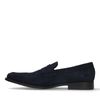 Mocassins classiques en daim - bleu foncé