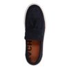 Mocassins en daim avec pompons à franges - bleu foncé