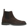 Chelsea boots en daim - marron