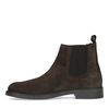 Chelsea boots en daim - marron