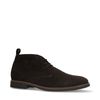 Chaussures à lacets en daim - marron