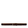 Ceinture en cuir et daim - marron