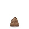 Mocassins tressés en daim - marron