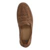 Mocassins tressés en daim - marron