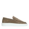 Mocassins en daim avec semelle - marron