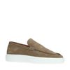 Mocassins en daim avec semelle - marron