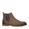 Chelsea boots en daim - gris