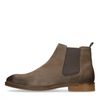 Chelsea boots en daim - gris
