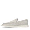 Mocassins en daim - gris clair