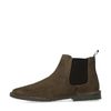Chelsea boots en daim - kaki