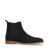 Chelsea boots en daim - noir