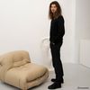 Chelsea boots en daim - noir