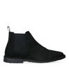 Chelsea boots en daim - noir