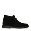 Boots à lacets en daim - noir