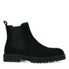 Chelsea boots en daim - noir
