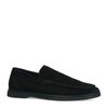 Mocassins en daim - noir