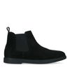 Chelsea boots en daim - noir