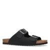 Sandales en cuir - noir