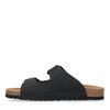 Sandales en cuir - noir