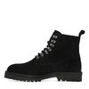 Bottines à lacets noires en daim