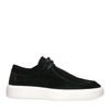 Chaussures à lacets en daim - noir