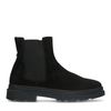 Chelsea boots en daim - noir