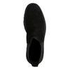 Chelsea boots en daim - noir