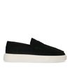 Penny loafers en daim avec semelle - noir