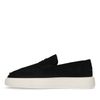 Penny loafers en daim avec semelle - noir