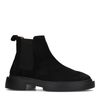 Chelsea boots en daim - noir