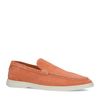 Mocassins en daim - orange