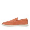 Mocassins en daim - orange