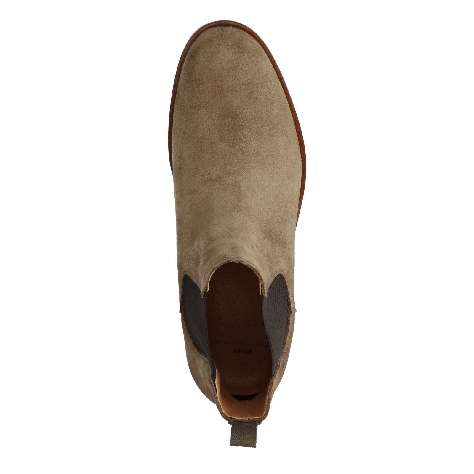 boots homme daim taupe