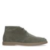 Bottines à lacets en daim - vert