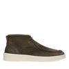 Bottines à lacets en daim - vert foncé
