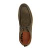 Bottines à lacets en daim - vert foncé