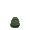 Mocassins en daim - vert foncé