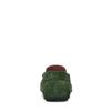 Mocassins en daim - vert foncé