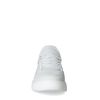 Baskets en nubuck avec détail - blanc