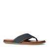 Tongs en nubuck - bleu