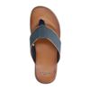 Tongs en nubuck - bleu