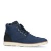 Boots à lacets en nubuck - bleu foncé