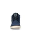 Boots à lacets en nubuck - bleu foncé