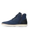 Boots à lacets en nubuck - bleu foncé