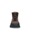Bottines à lacets en nubuck - marron