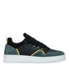 Baskets nubuck avec détails - bleu foncé