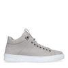 Baskets montantes en nubuck - gris clair