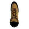 Bottines à lacets en nubuck - jaune