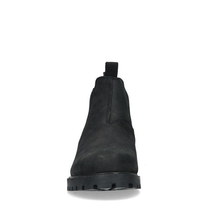 Chelsea boots en nubuck - noir