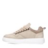 Baskets en nubuck avec semelle - taupe